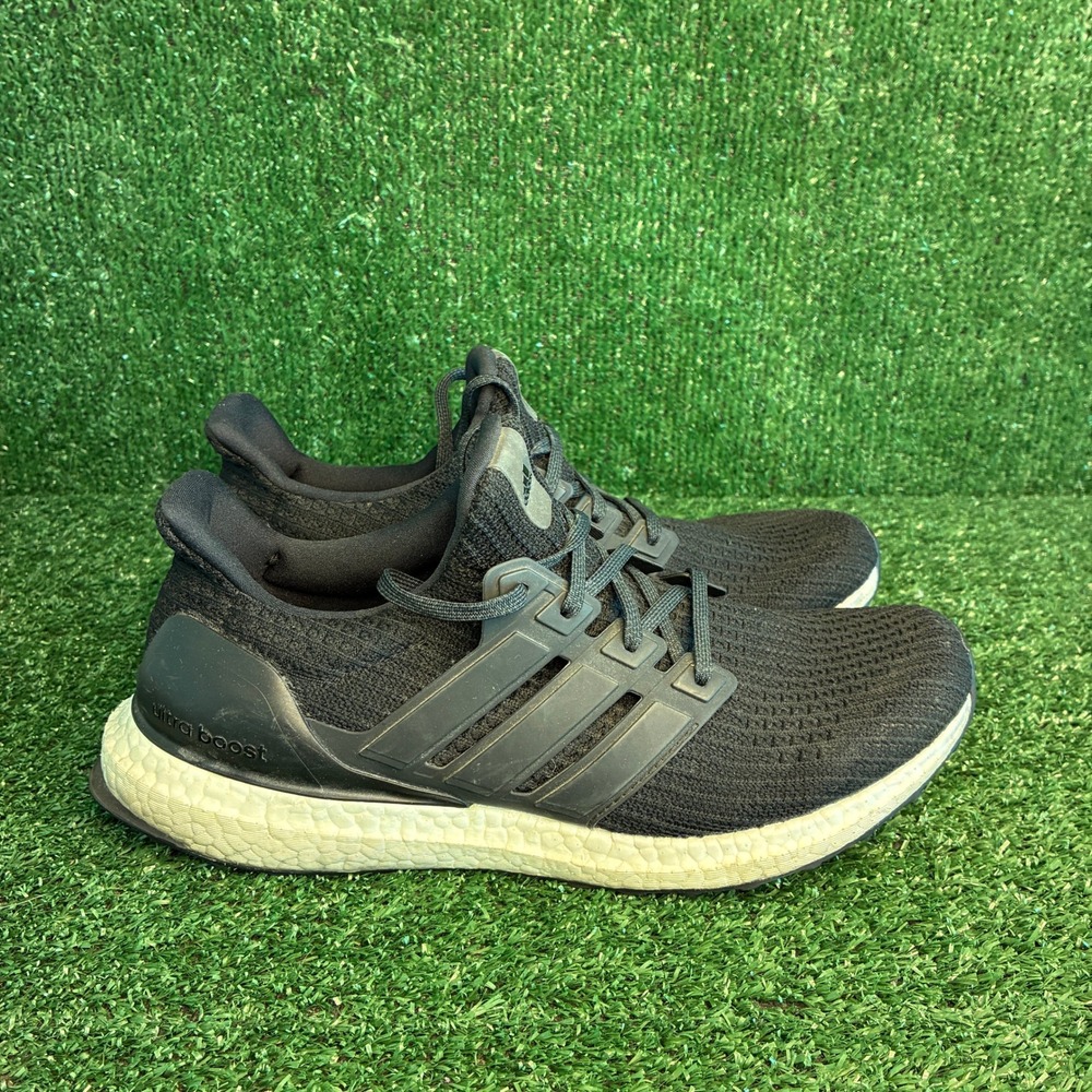 Adidas Ultraboost 4.0 BB6149 Core Black Primeknit Running Sneakers Mens Size 11